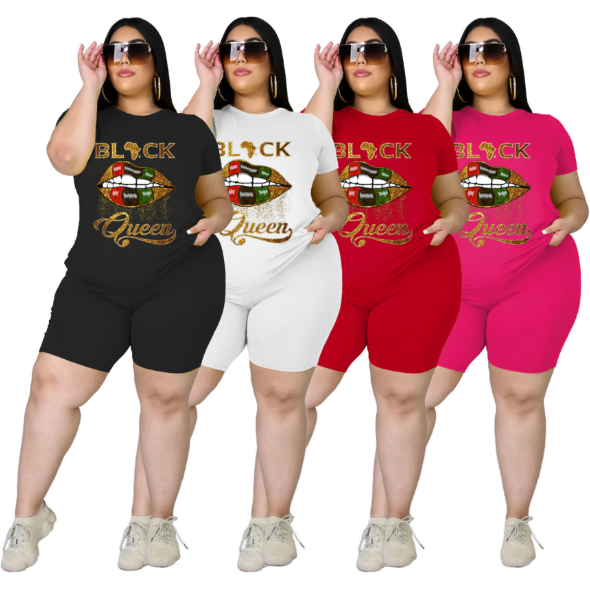 Fashion Casual Two-piece Suit, Hot Style Plus Size Women's Clothing 4XL