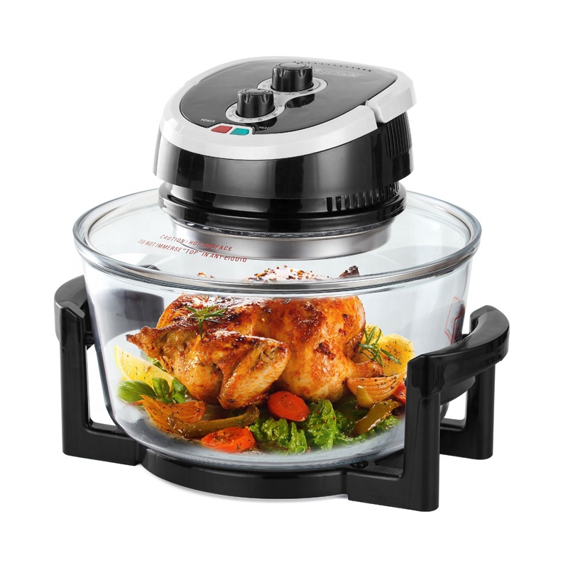 Wholesale 12L flavor wave oven factory electric portable cooker convection hot air turbo halogen oven home use with CE ROHS