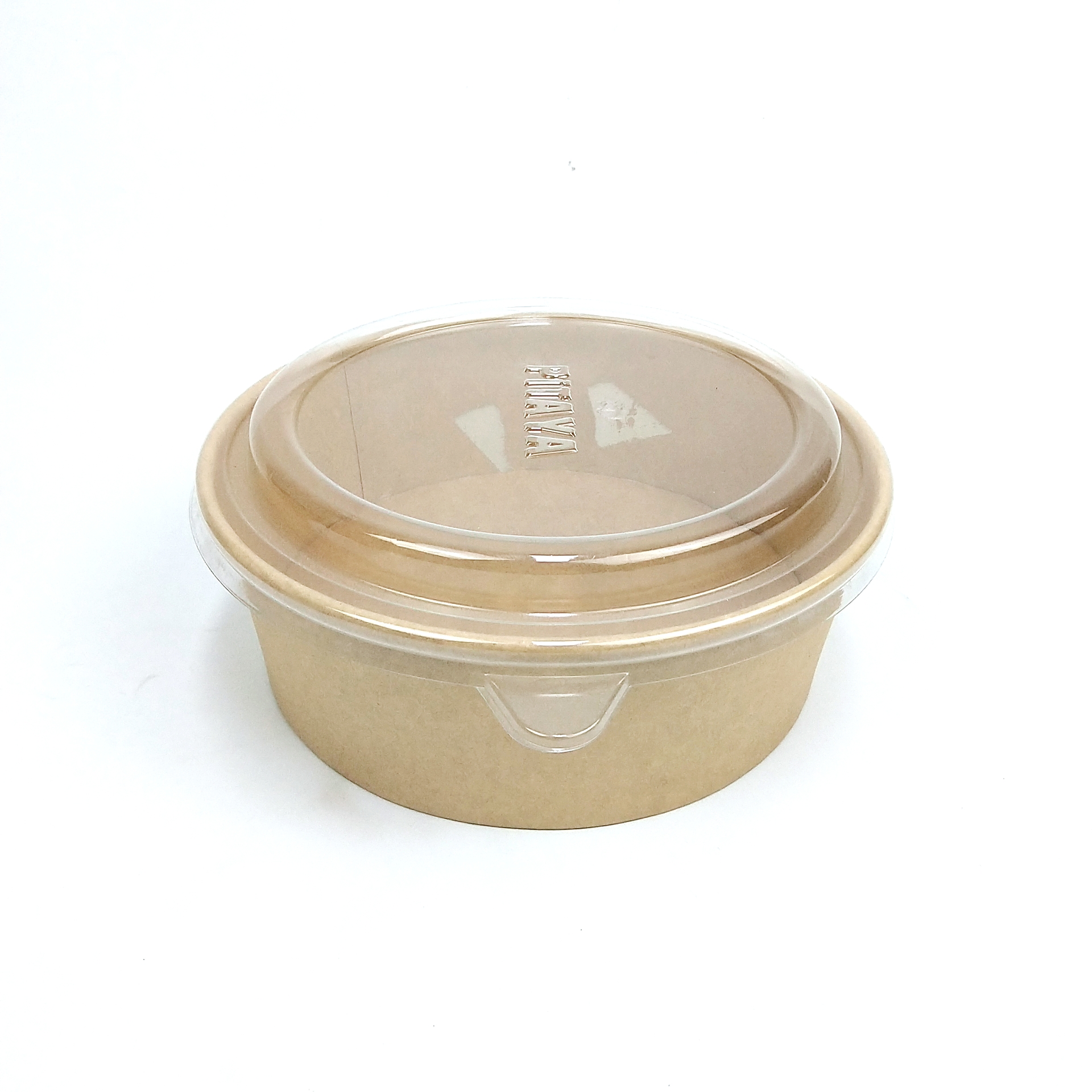 Hot sale custom recyclable oil resistant rice packaging kraft paper soup bowl