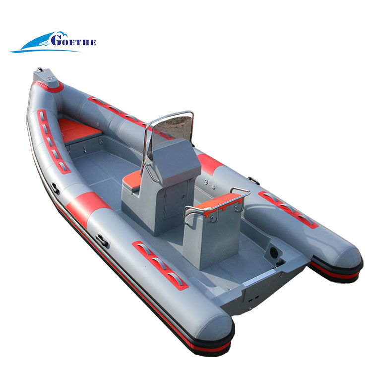 Сертификат CE Прямая продажа с фабрики RIB580T 5,8 жестким корпусом из стекловолокна надувная лодка