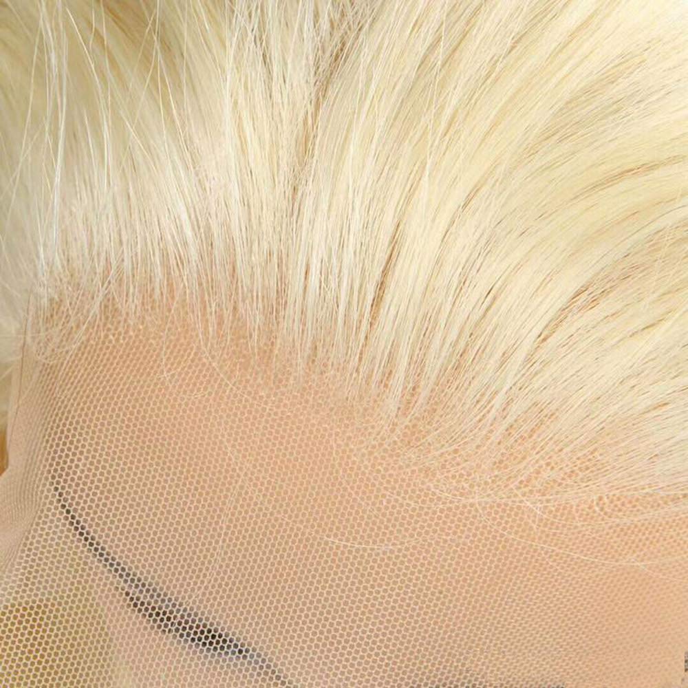 613 front Lace Wig Human Hair With Baby Hair 130 Density Blonde Full Lace Wig Pre Plucked Bleached Knots