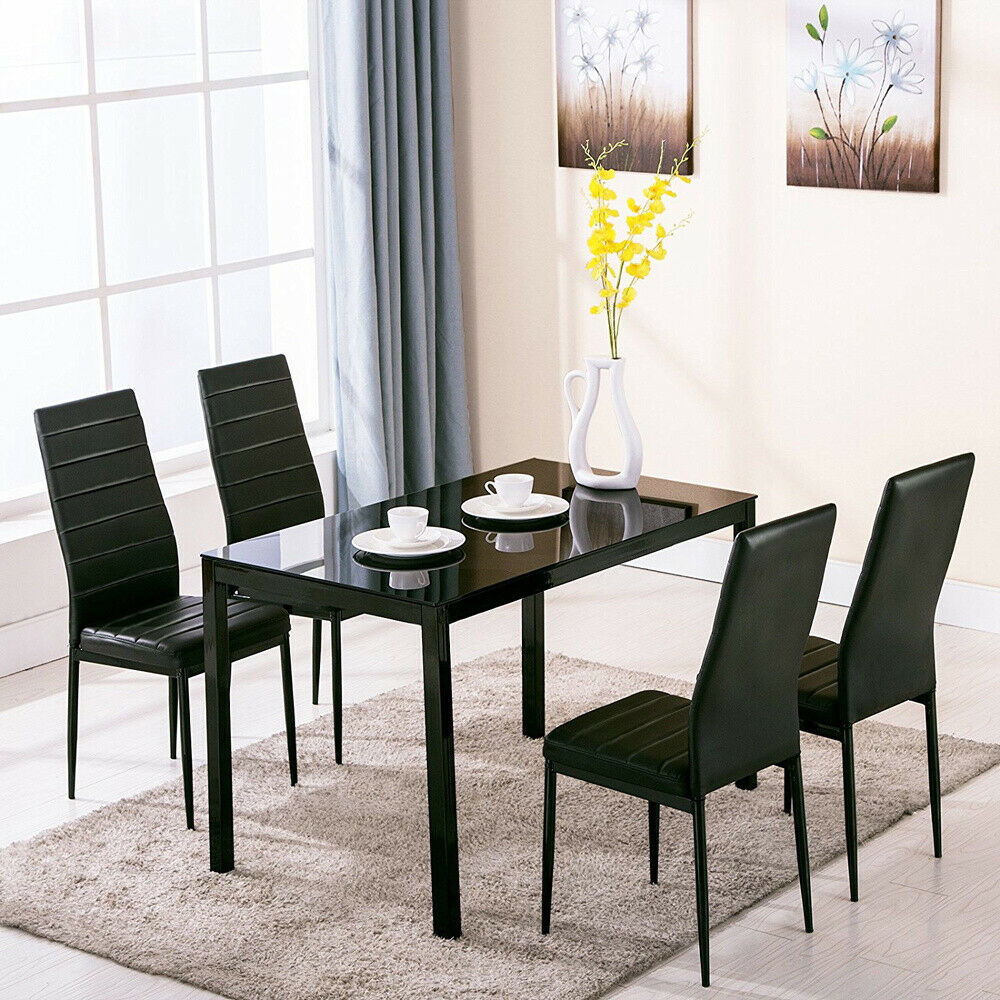 black metal frame 6 seater dining chair and table for restaurant