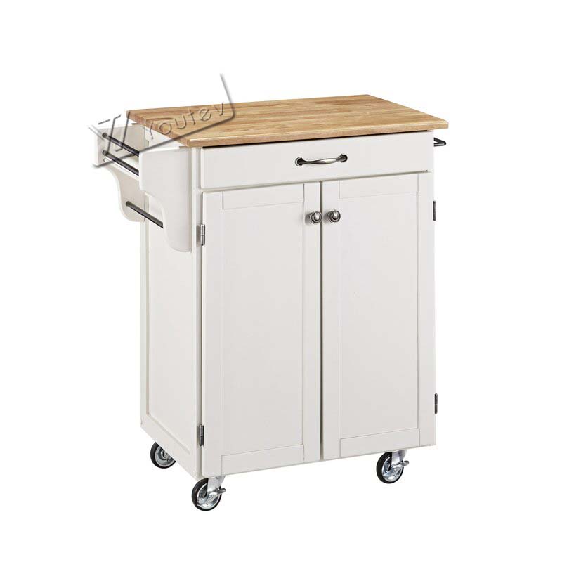 Kitchen furniture one smoke two door movable dining car