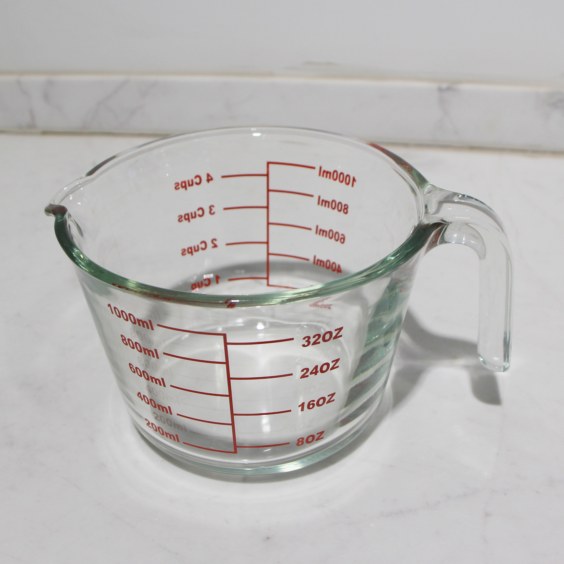 LINUO 500ML kitchen glass measuring cup glass measuring jug