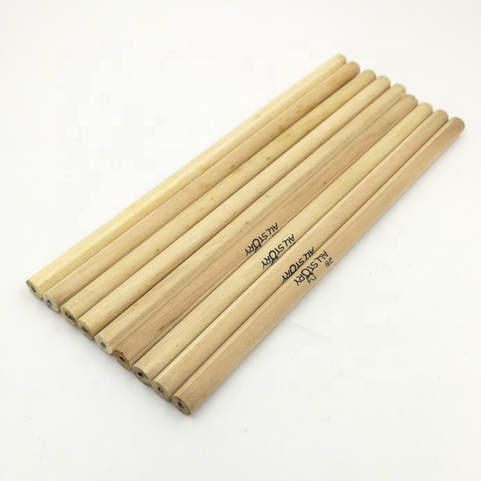 7"Natural blank pencil HB Wooden Pencil Without Eraser