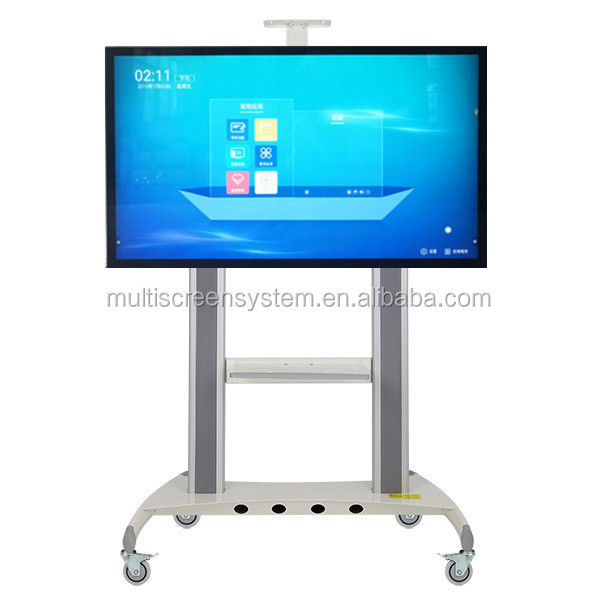 EKAA 55 65 75 86 98 inch classroom smart board, multi-media touch interactive lcd whiteboard for office/school