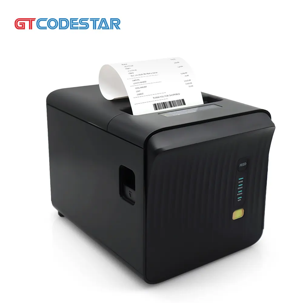 Amazon Hot Sales Thermal 80mm POS Printer Thermal Bill Receipt Printer with Optional Wifi / Blue tooth / USB Receipt Printer