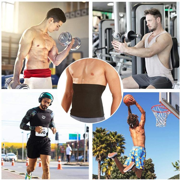Custom Logo Gym Belly Burn Fat Waist Trainer Hot Body Shaper Workout Weight Loss Waist Trimmer Sauna Slim Sweat Belt