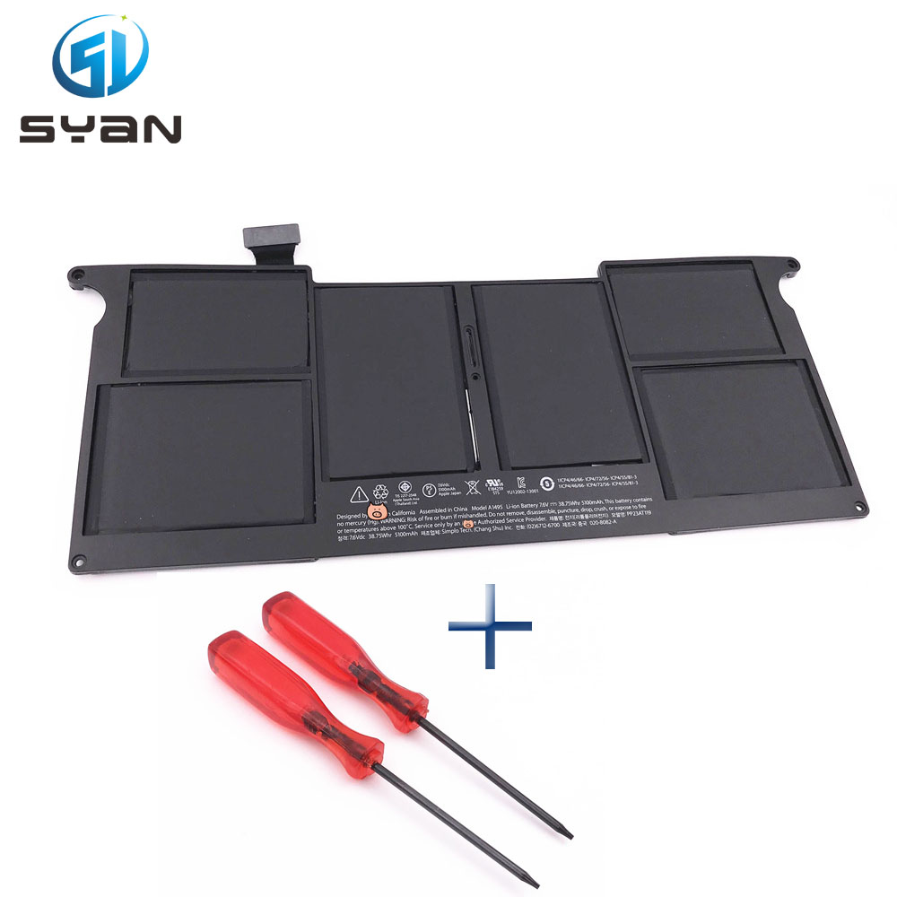 A1495 батарея для Macbook Air 11,6 ''ноутбука A1465 батарея MD711/A MD712/A MD711/B MD712/B 2013-2015 год