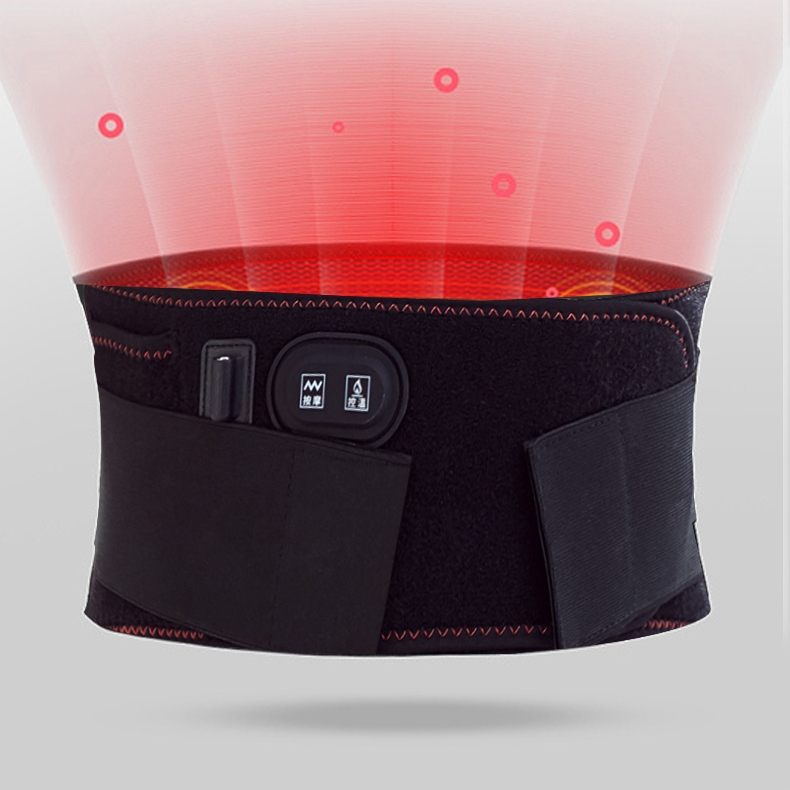 Heating wraps portable rechargeable battery heating waist heat therapy massage belt