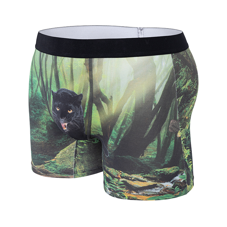 Factory Custom Printing Underwear Manufacturer Custom Logo Cotton Bamboo Modal Boxer Underwear Mens Underwear