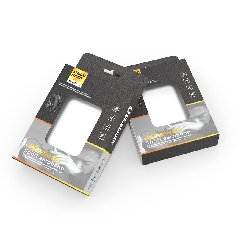 Environmentally Sports Paper Packaging Luxury Headphone Earphone Box For Electronic Product