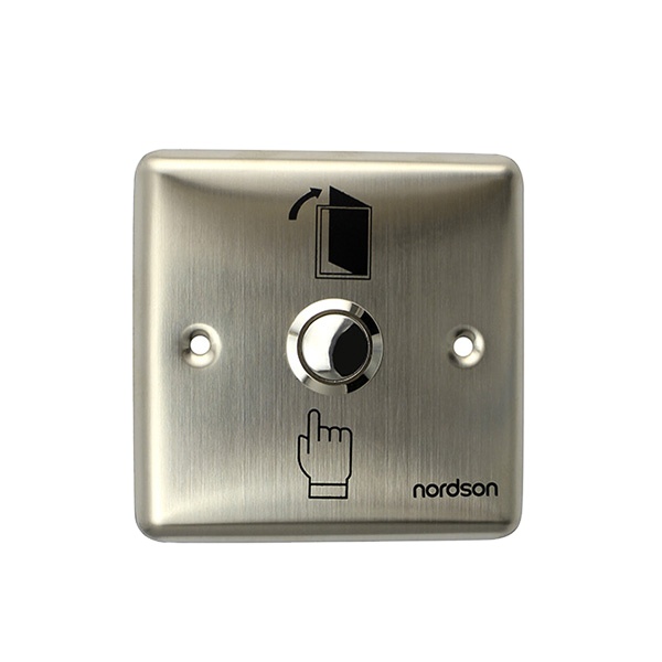 Stainless Steel Material Exit Button With LED Indicate 12V Door Release