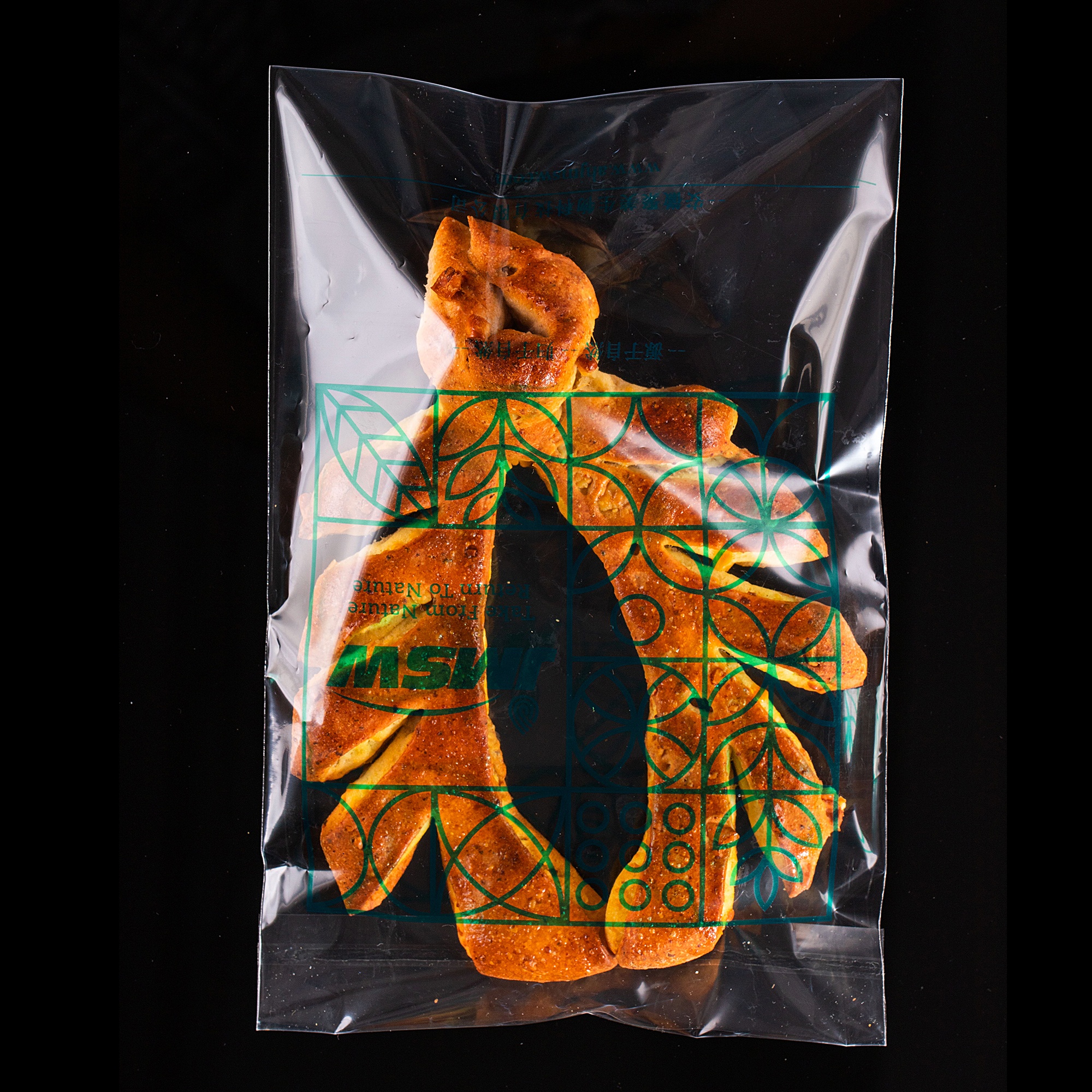Custom Color Printing Flexible Clear Laminating Transparent PLA Laminating Packaging Film For Bread Ice Cream Coffee