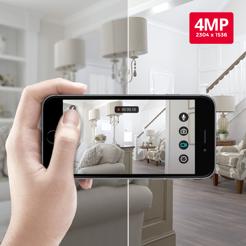 Домашняя беспроводная IP-камера Foscam, облачная SD-карта, хранилище NVR, мини-камера