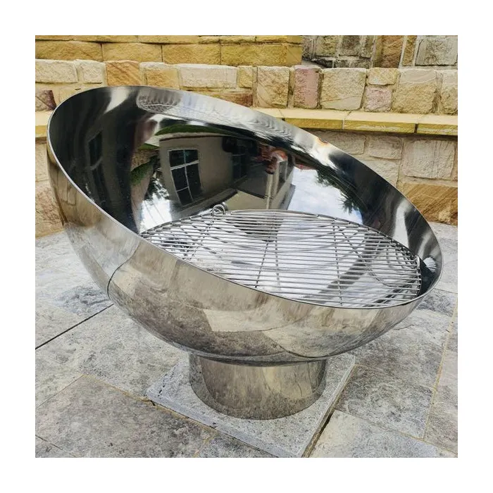Outdoor Portable Stainless Steel Fire pit Factory Patio Firepit Camping Metal Wood Bbq Fire Pit Stainless Steel Fire Bowl