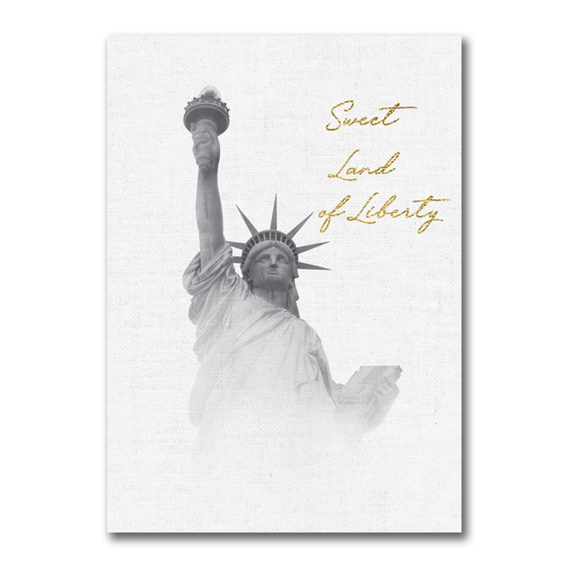 Fashion Posters and Prints Modern Black Whit Liberty High-rise building fashion brand wall canvas printing art