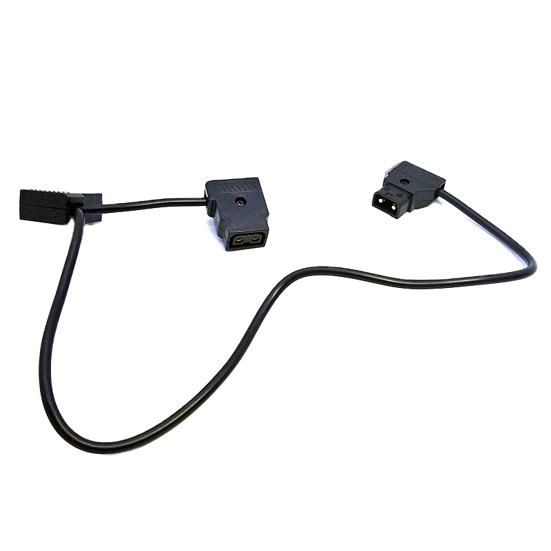 DTap Power Spliter D-Tap Male Connector to 2x P D Tap Female Tip Cable Cord for Anton Bauer Broadcast Film & Video Accessories