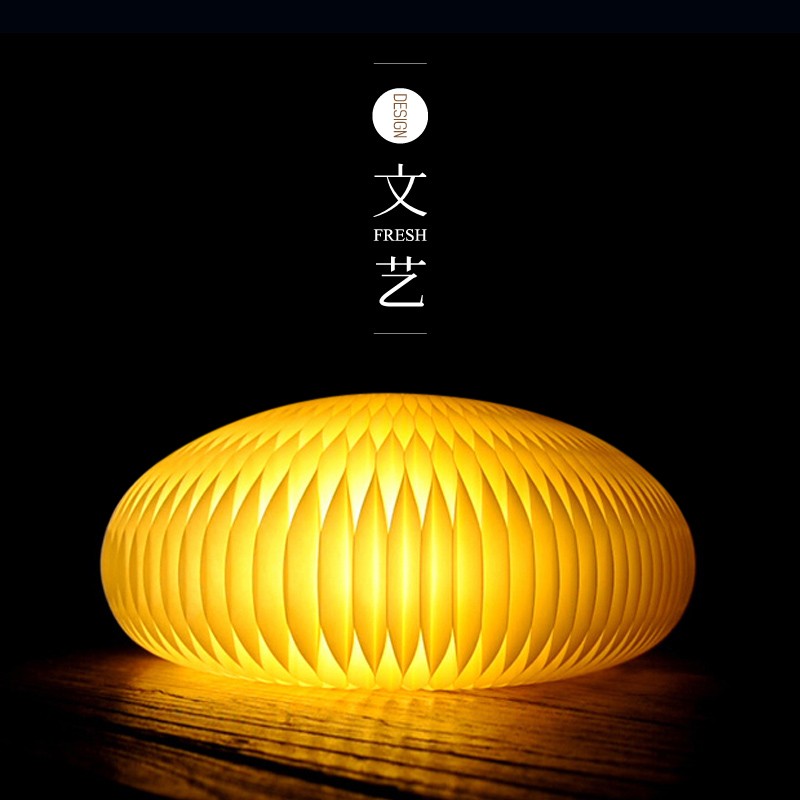 ihpaper paper lamp with CE Mark led lamp book lamp for bedroom coffee shop living room and decoration