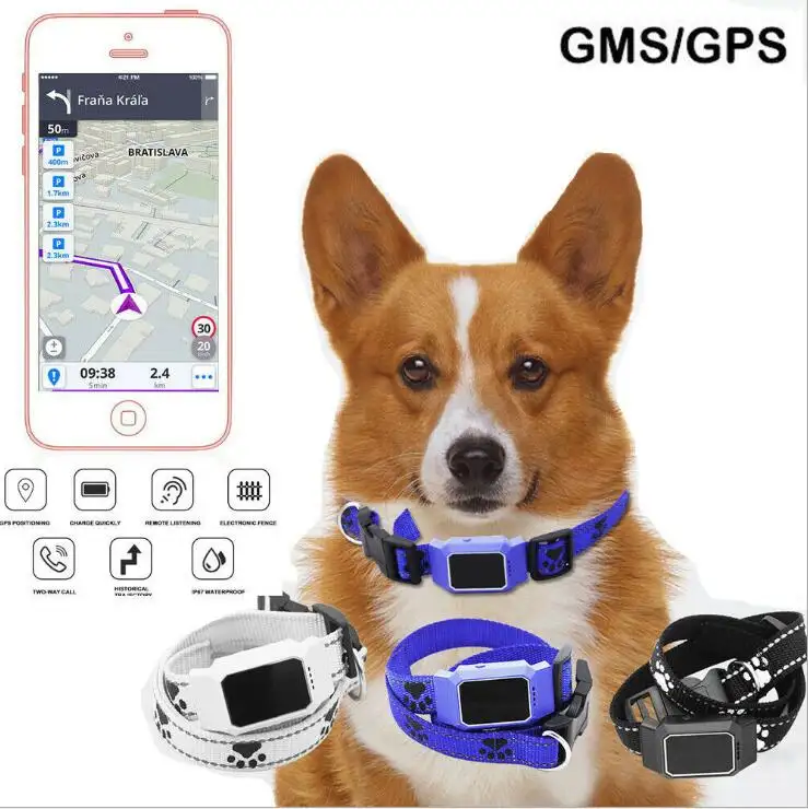 Pet collar waterproof anti lost gps tracker device GSM IP67 Pet Dog Cat gps pet tracker