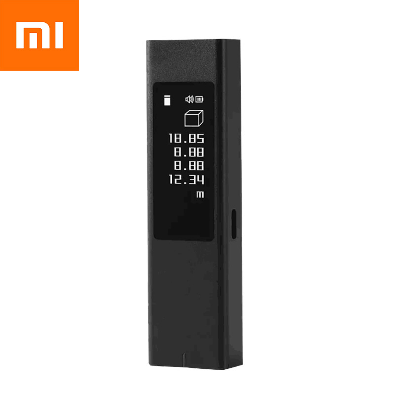 Многофункциональный лазерный дальномер Xiaomi Duka LS5 с сенсорным OLED-дисплеем, 40 м, электронный цифровой лазерный дальномер/уровень/площадь/треугольник
