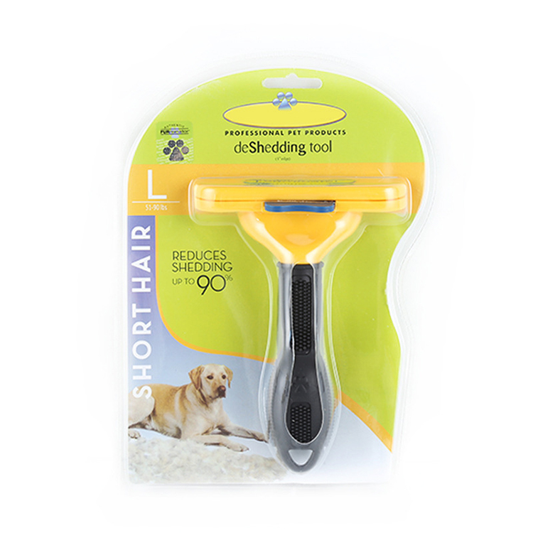 Amazon Hot Sale Stainless Steel Cat Dog Pet Grooming Hair Fur Remover Combs Pet Fur Eliminator Pet Fur Deshedding Tools