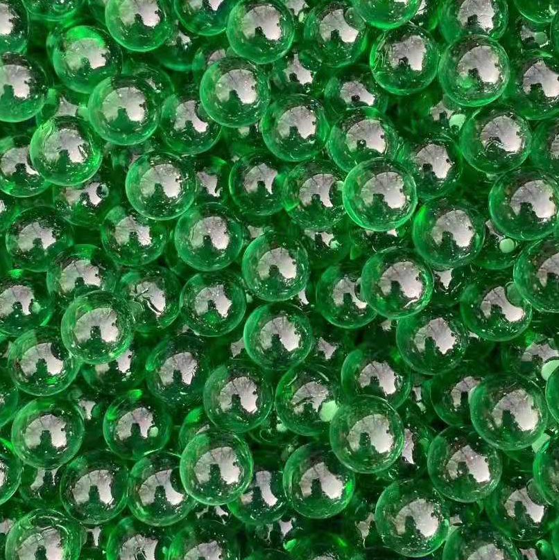 Горячая Распродажа, 16 мм зеленый стеклянный мрамор для украшения