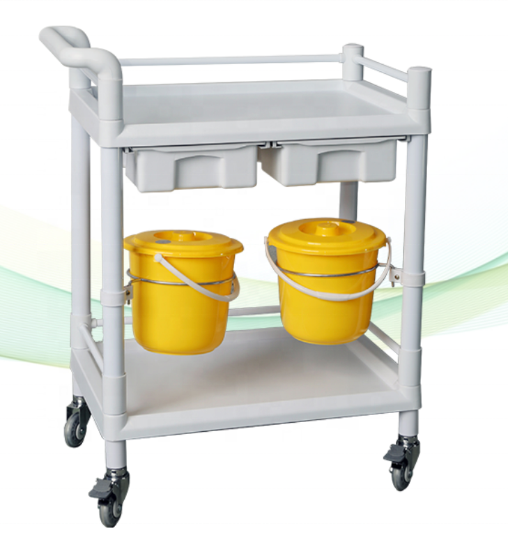 Hospital Abs Medicine Delivery Trolley