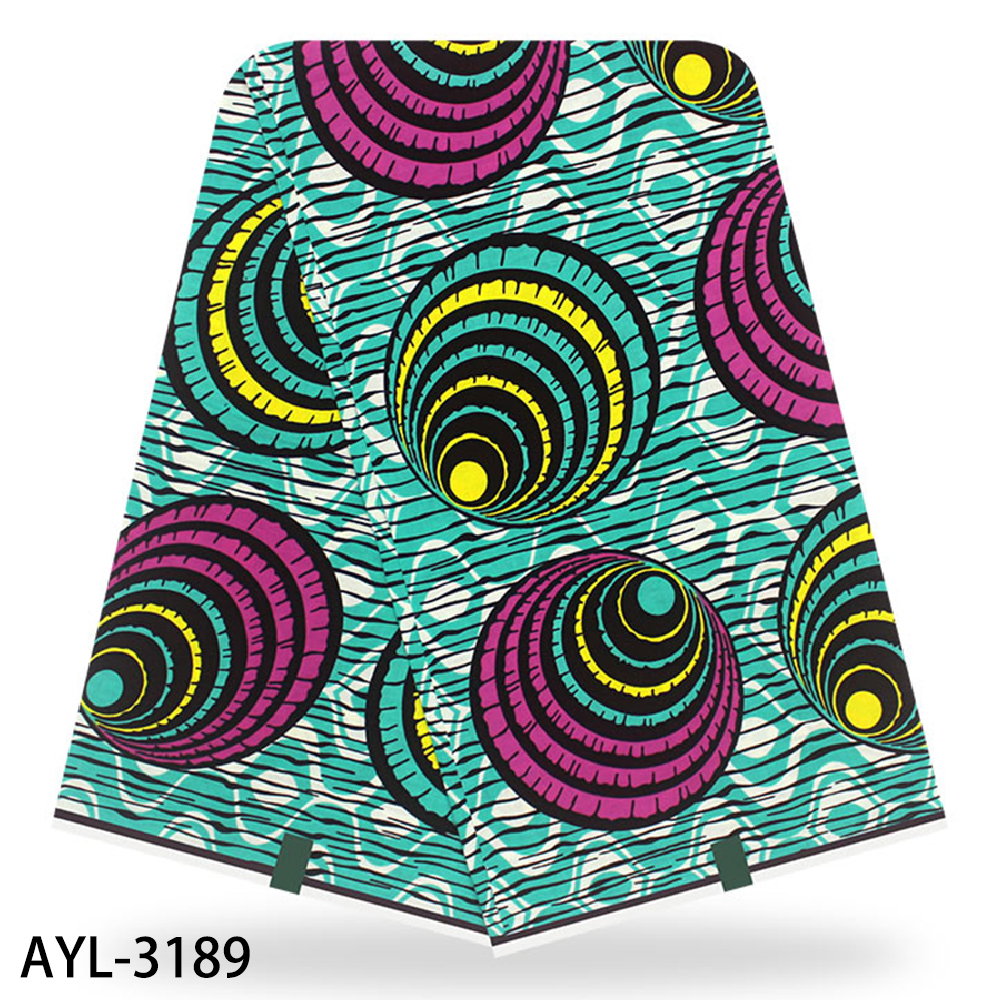 100 % Cotton Veritable African Prints Durable Real Ankara Wax Fabric