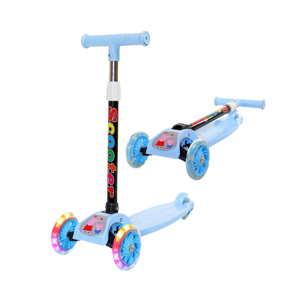 Factory wholesale folding children's scooter bike kids high quality scooter 3 three wheel scooter for kids