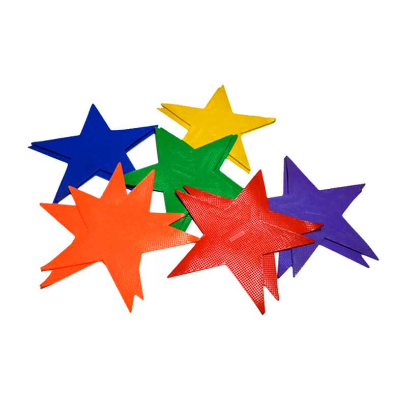 Kids Sports Funny Accessories Star Shape Mark Set Colorful Mat