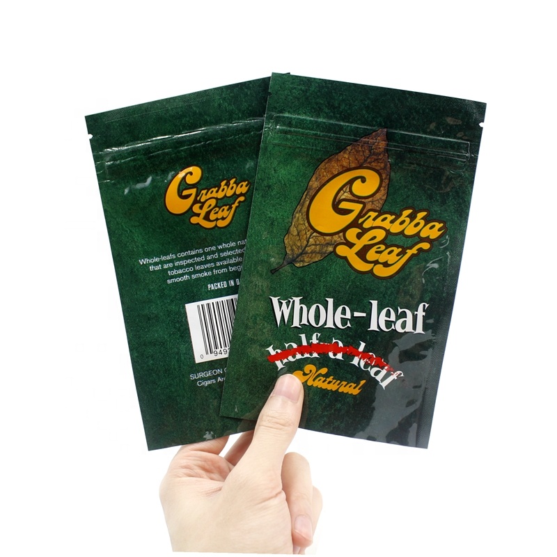 Green Grabba Leaf Whole Leaf Bags For Tobacco