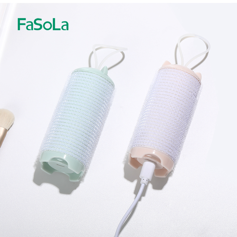Высококачественный портативный USB-ролик для волос FaSoLa