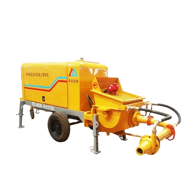 Двухцелевая машина для мокрого насоса shotcrete с насосом 20m 3/h и распылением 8m 3/h