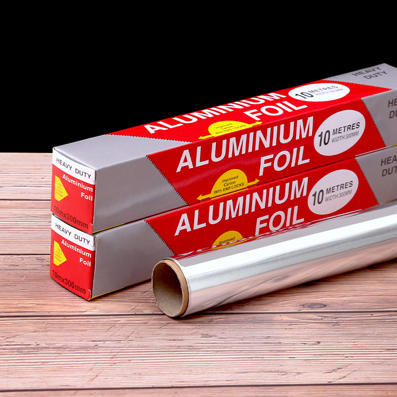 Rolled Soft Rolls12 Inch Cooking Roasting Bbq Baking Catering Roll Non-stick Thick Grilling Foil Wrap Heavy Duty Aluminum Foil