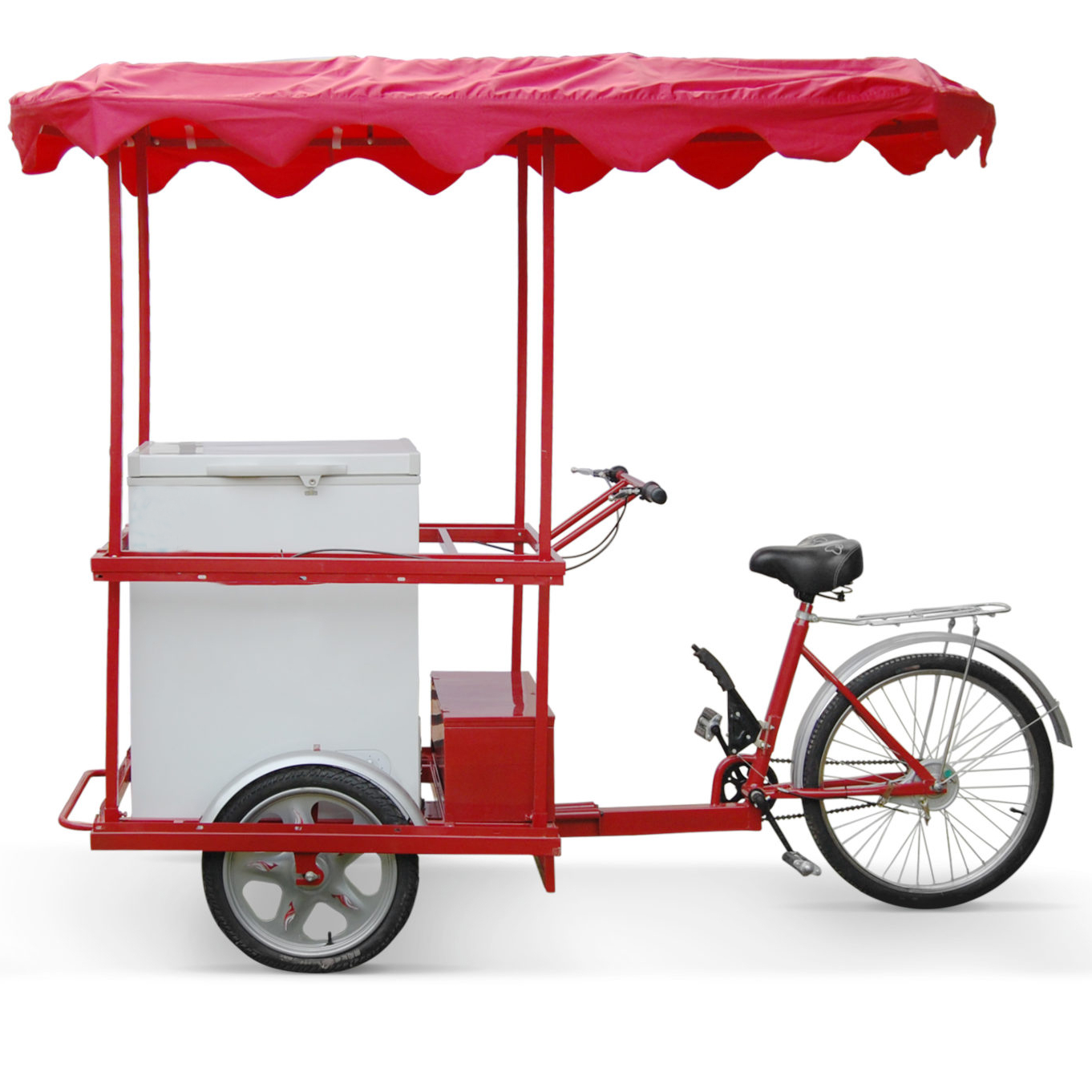 solar panel top battery inner outdoor mobile ice cream solar freezer cart popsicle tricycle