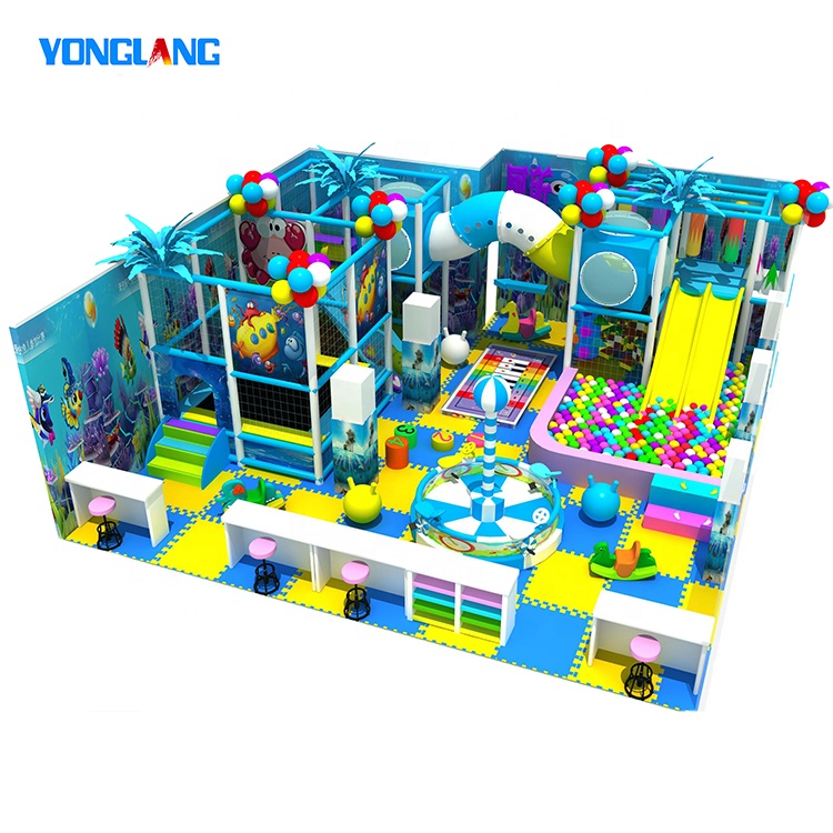 China Brand Factory Multi Function Commercial Indoor Play Games Toys Garden Plastic Playground Equipment For Kids