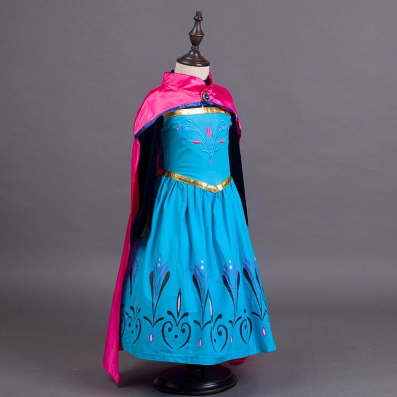 MKMN Formal cosplay costume cute fancy summer Elsa party dresschristmas halloween party dresses for kids
