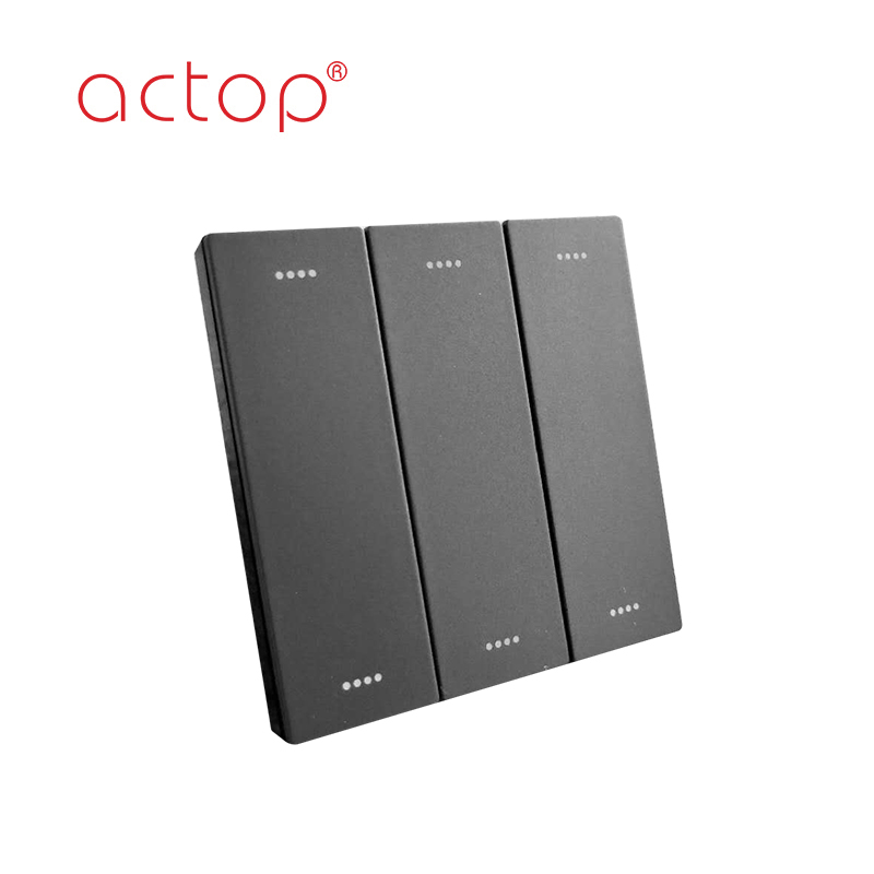 ACTOP 2019 новый тренд, Wi-Fi переключатель Zigbee для умного дома, Двухкнопочный умный переключатель ZigBee с дистанционным управлением