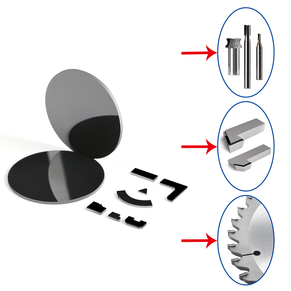 Funik excellent 63mm PCD cutting tool blank for wood stone aluminum cutting