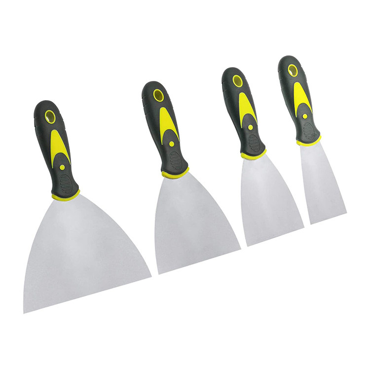 Width High Quality Stainless Steel Scraper blades 1inch Putty Knife with plastic Handle