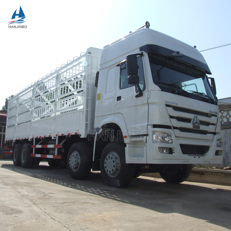 Sinotruk Howo Used 8x4 20 Tons Loading Capacity Fence Cargo Truck