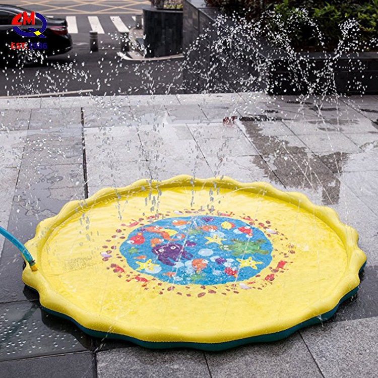 sprinkle splash play mat inflatable pad outdoor garden water spray play mat toys