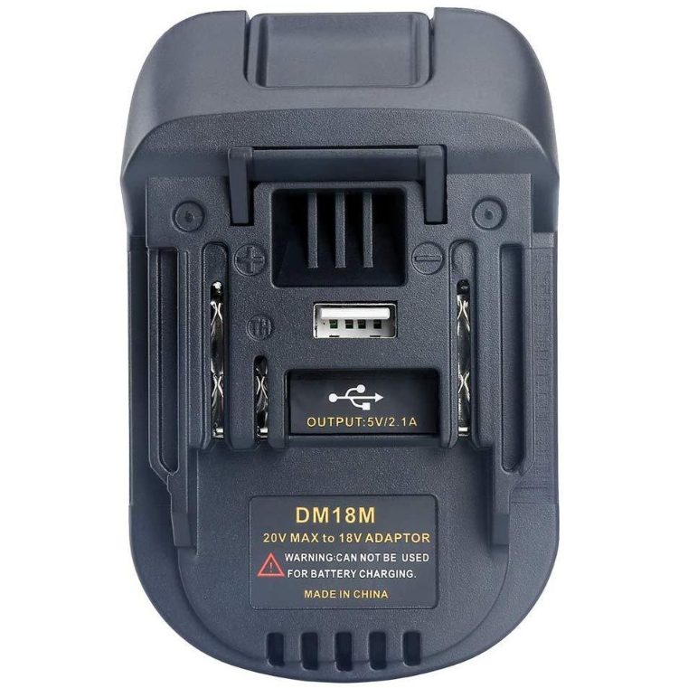DM18M USB Аккумулятор Адаптер для 20V DEWALT DCB200 milwaukees M18 конвертировать в макитой 18V