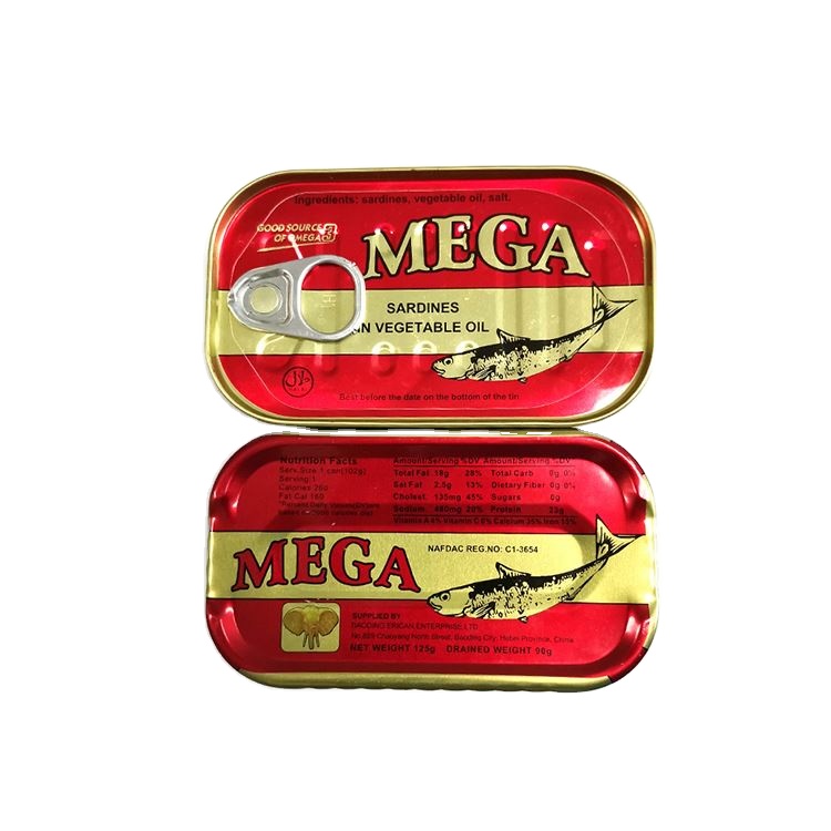 Factory Supplying Sardine Canned In Oil With Chilli Fish