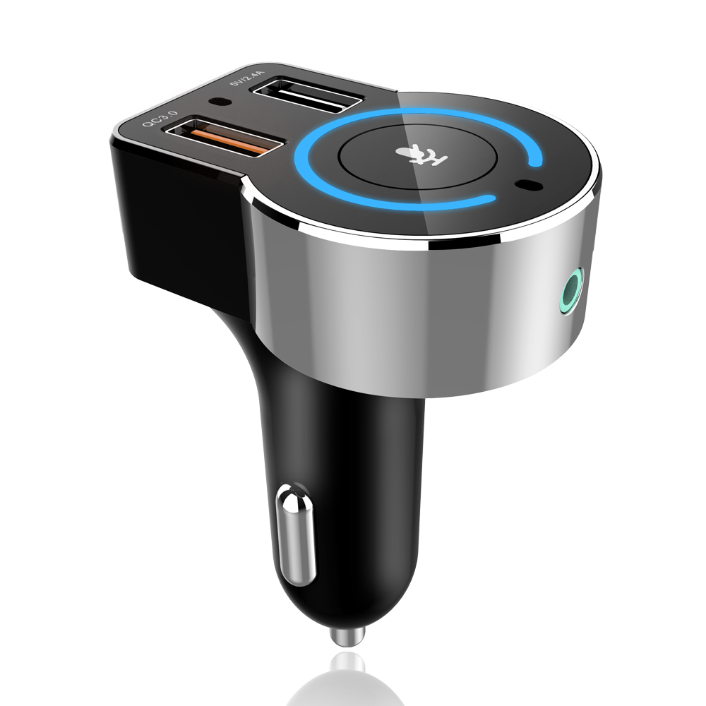Оптовая продажа с фабрики PD порт Amazon ALEXA автомобильное зарядное устройство smart voice dual usb Автомобильное зарядное устройство Поддержка типа C,AUX OUT в автомобиле