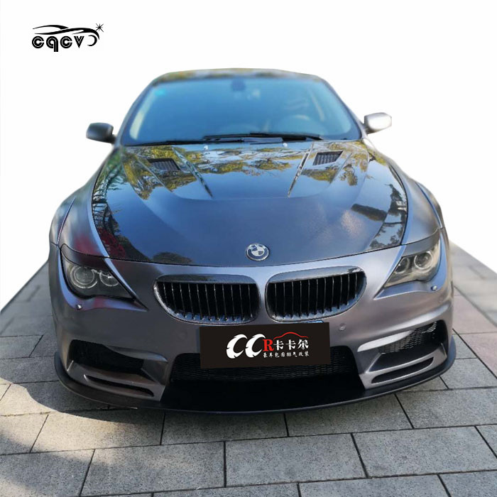 Хороший комплект для BMW 6 серии E63 E64, передний бампер, задний бампер и капот для BMW E63 E64 facelift
