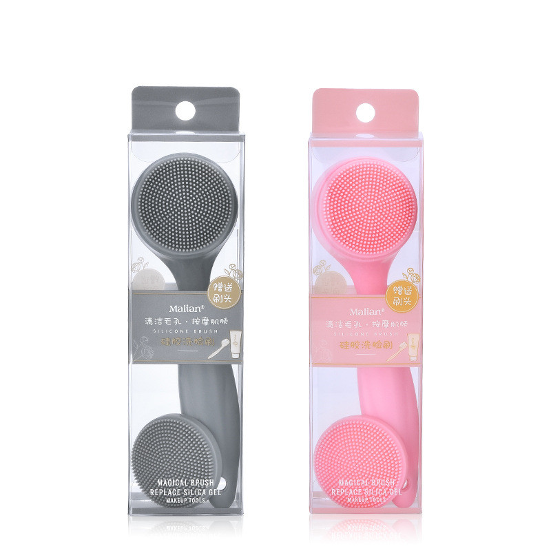 Silicone Manual Facial Pore Skin Cleansing Brush Facial Cleanser Face Cleaning Brush