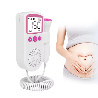 Portable Electric Fetal Doppler Pocket Ultrasound for Pregnant Women Household Medical Device