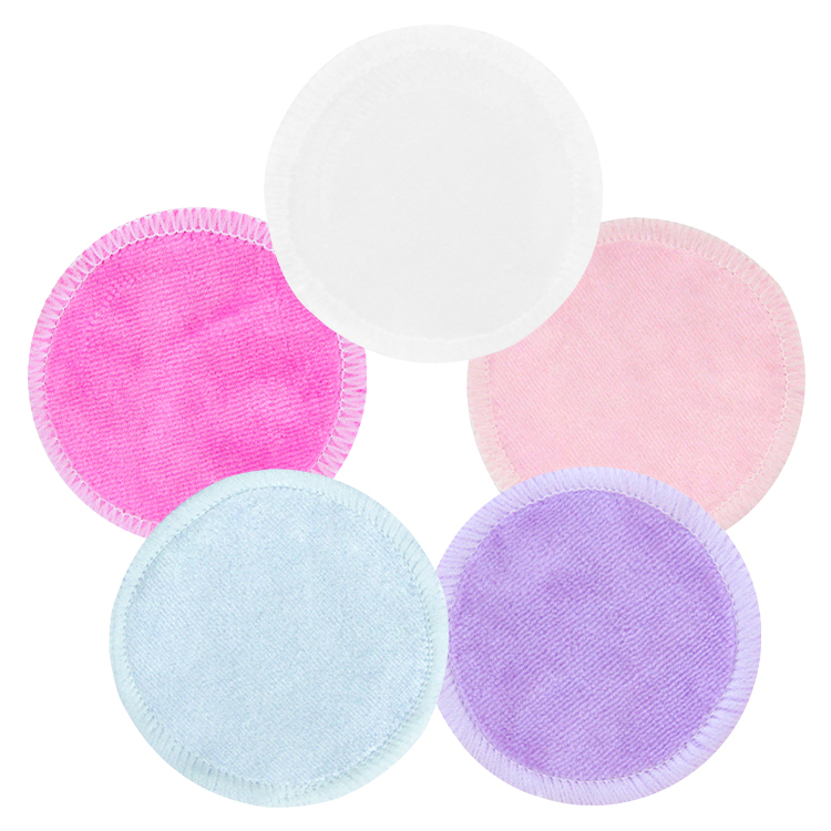 Бамбуковый уголь Многоразовые моющиеся макияж Remover pad